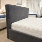 Łóżko COZY pod materac 160x200cm Z POJEMNIKIEM NA POŚCIEL, golden 97 - obrazek 3